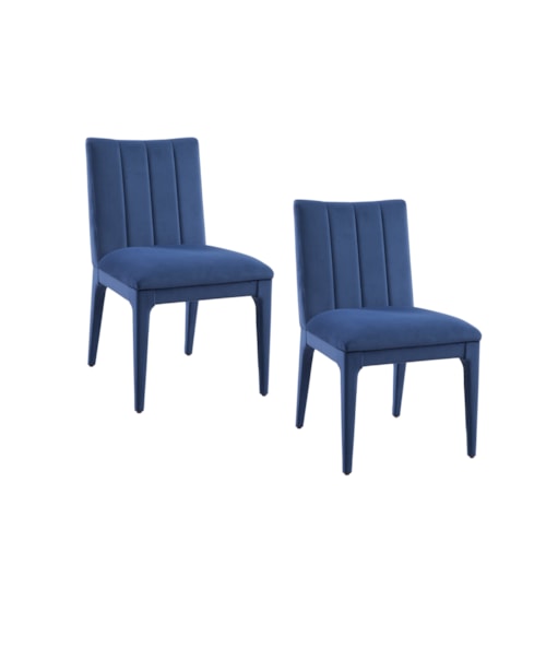 Brianne Navy Dining Chair Set Of 2