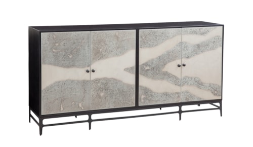 Contemporary Caspar Iron Sideboard