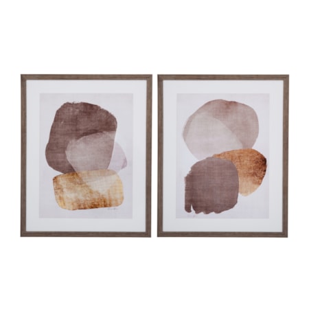 Side Step Framed Print Set Of 2