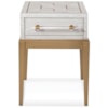 Bassett Mirror Perrine Perrine White Accent Table