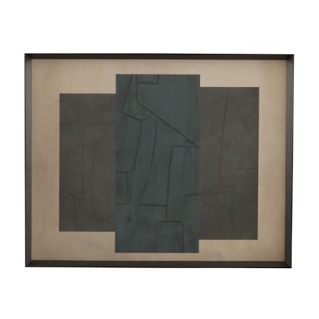 Soft Slate II Framed Print