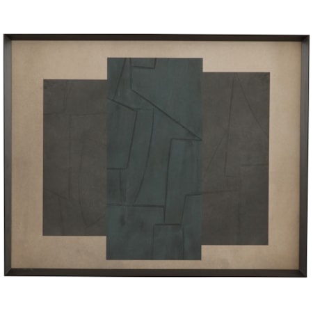 Soft Slate II Framed Print