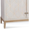 Bassett Mirror Perrine Perrine White Bar Cabinet