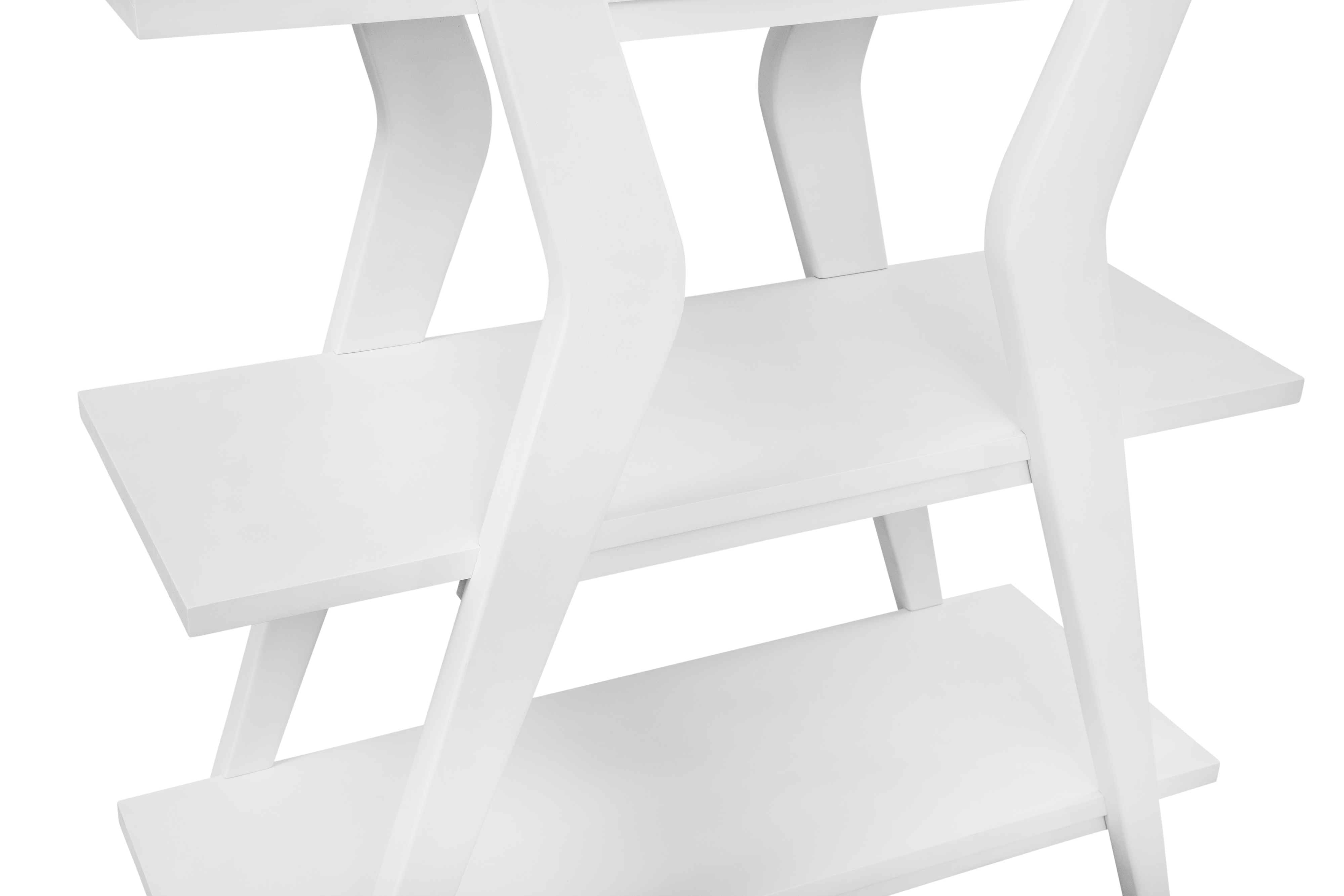 Bassett Mirror Stratton Stratton White Etagere