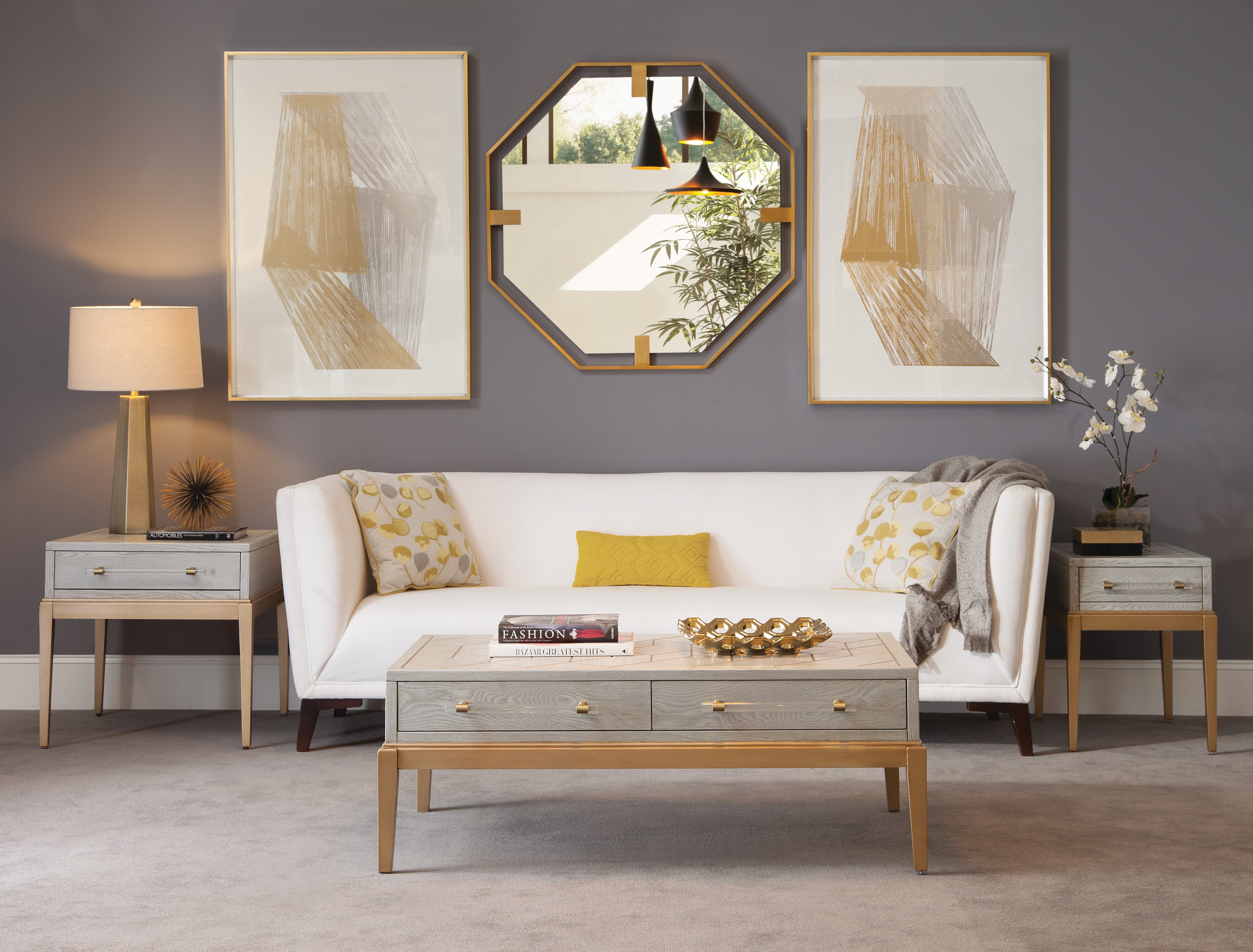 Perrine Wood Rectangular End Table