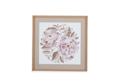 Eye Of Peony I Framed Print