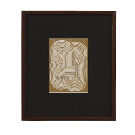 Neutral Strokes III Framed Print