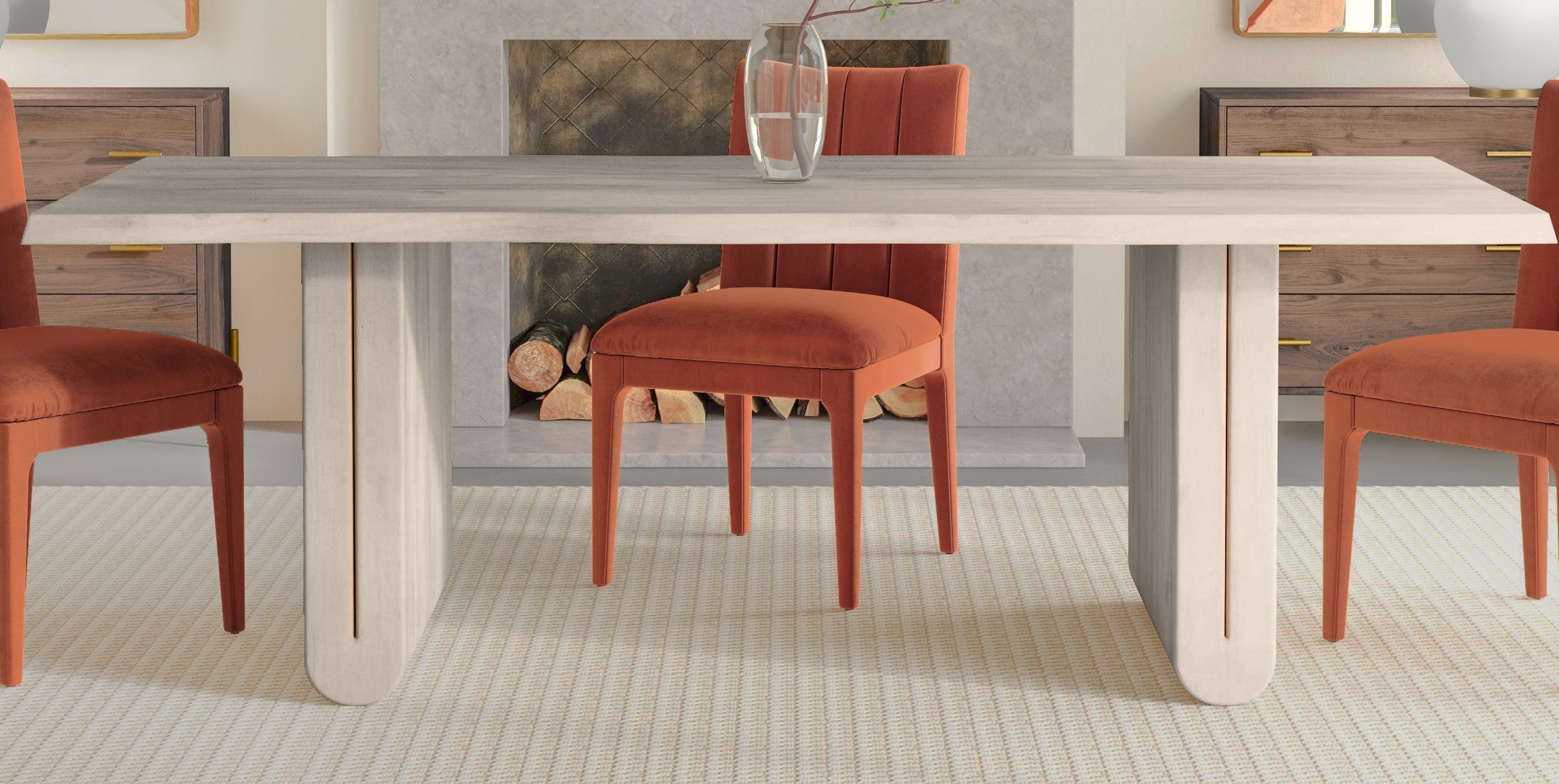 Bassett Mirror Nadia Nadia Dining Table