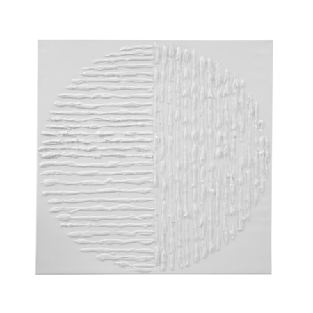 Textured Circle Canvas Art