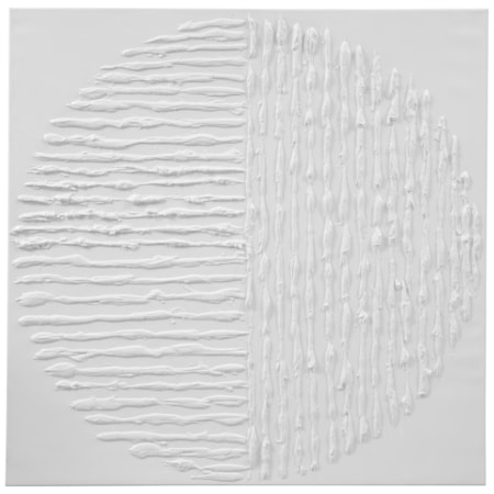 Textured Circle Canvas Art