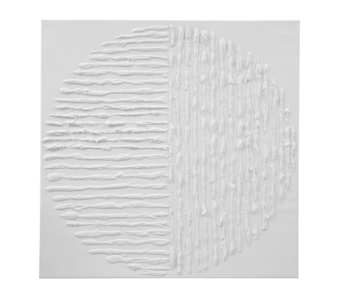 Textured Circle Canvas Art