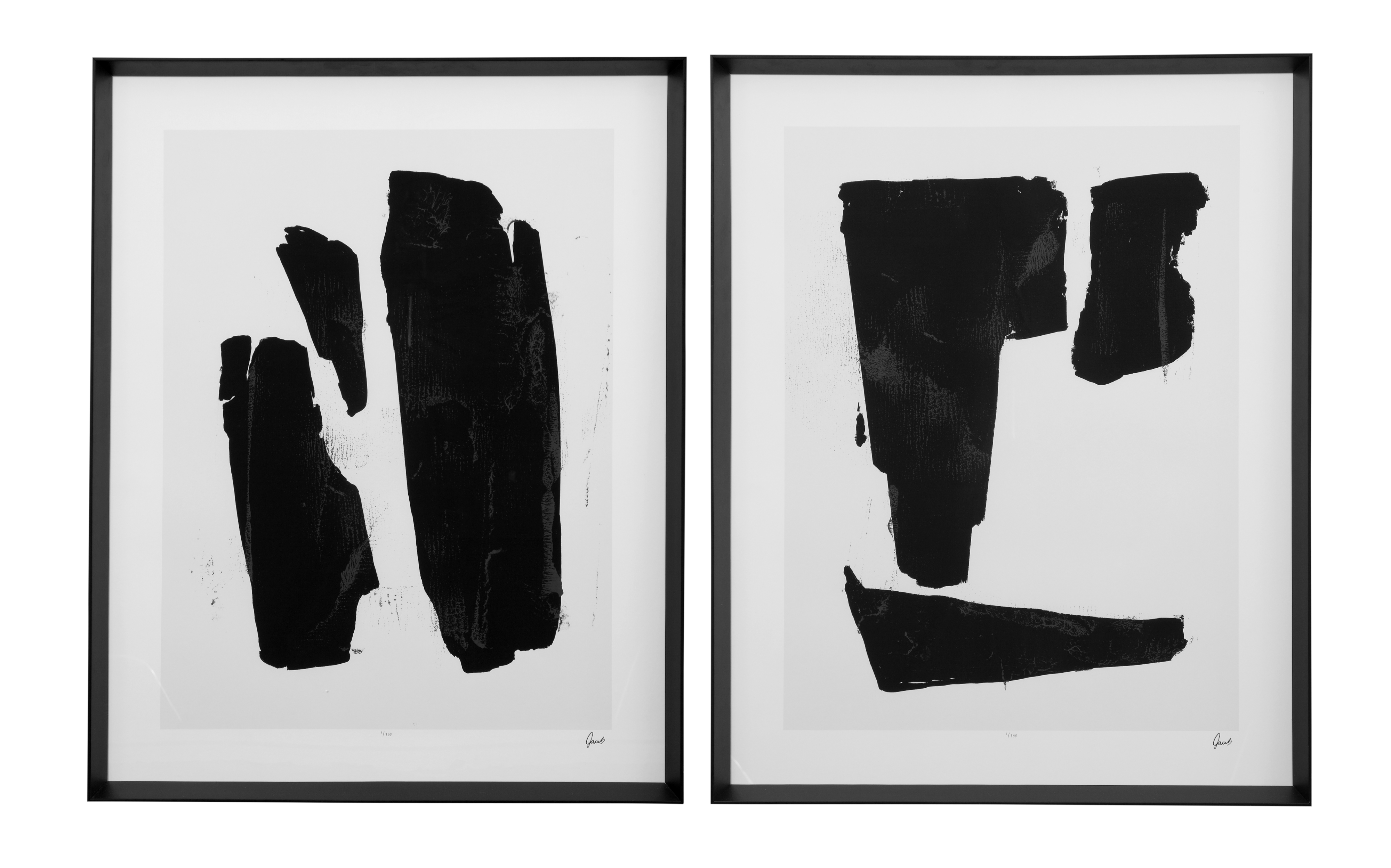 Triple Block Print I Framed Print