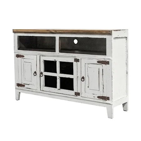 Rustic Antique TV Console