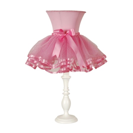 Polyresin Pink Table Lamp