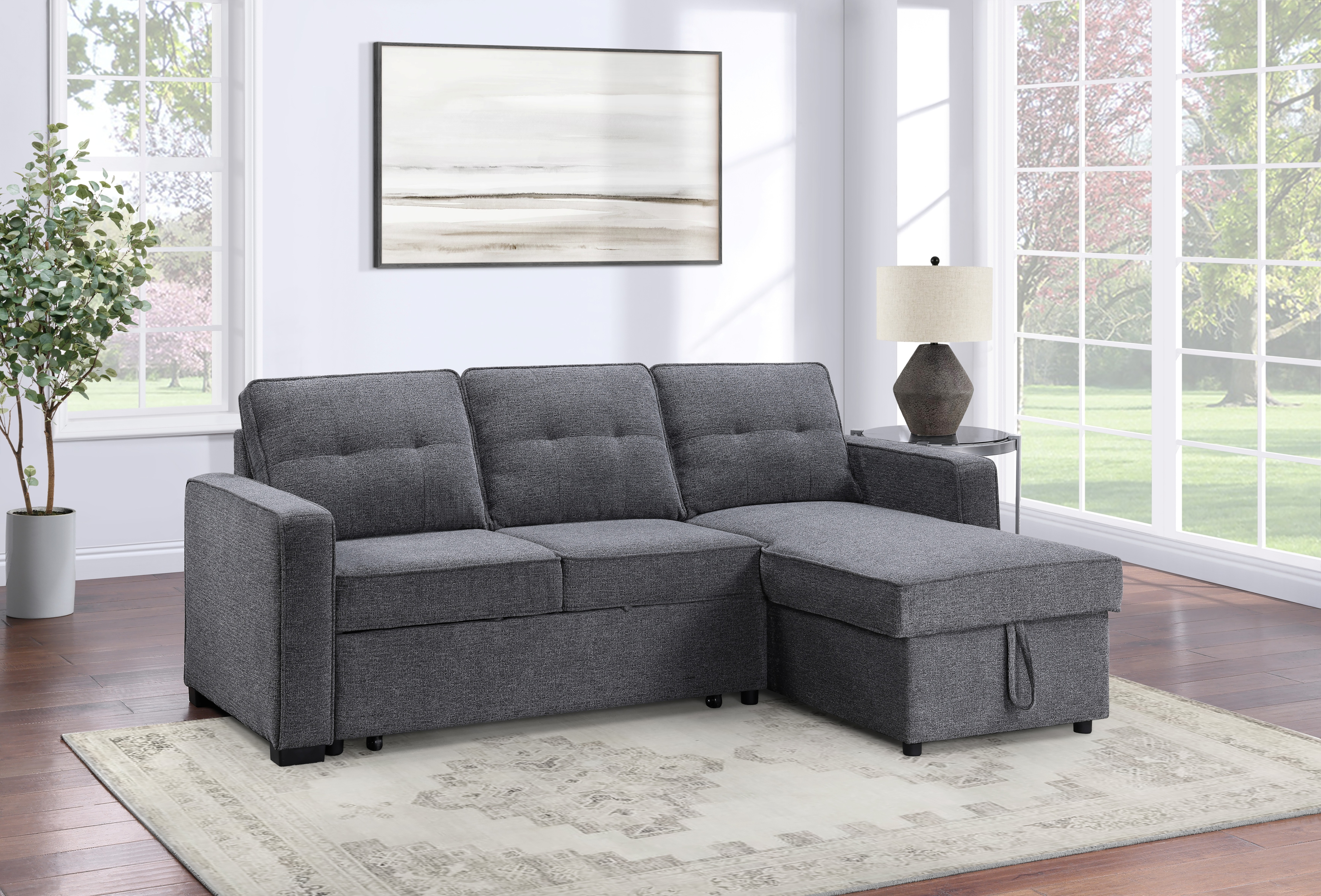 Convertible Sofa w/Chaise