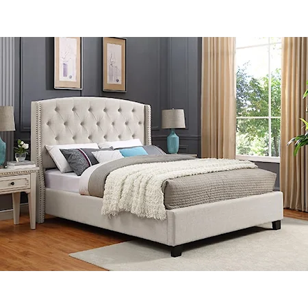 Queen Tufted Bed