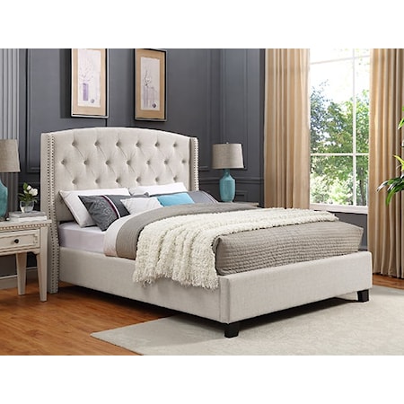 Queen Tufted Bed