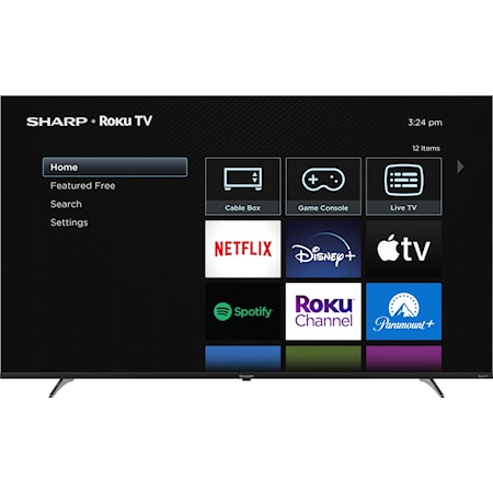 Sharp 65" Smart 4K Roku TV - 4TC65EL8UR