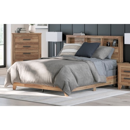 Queen Bookcase Bed