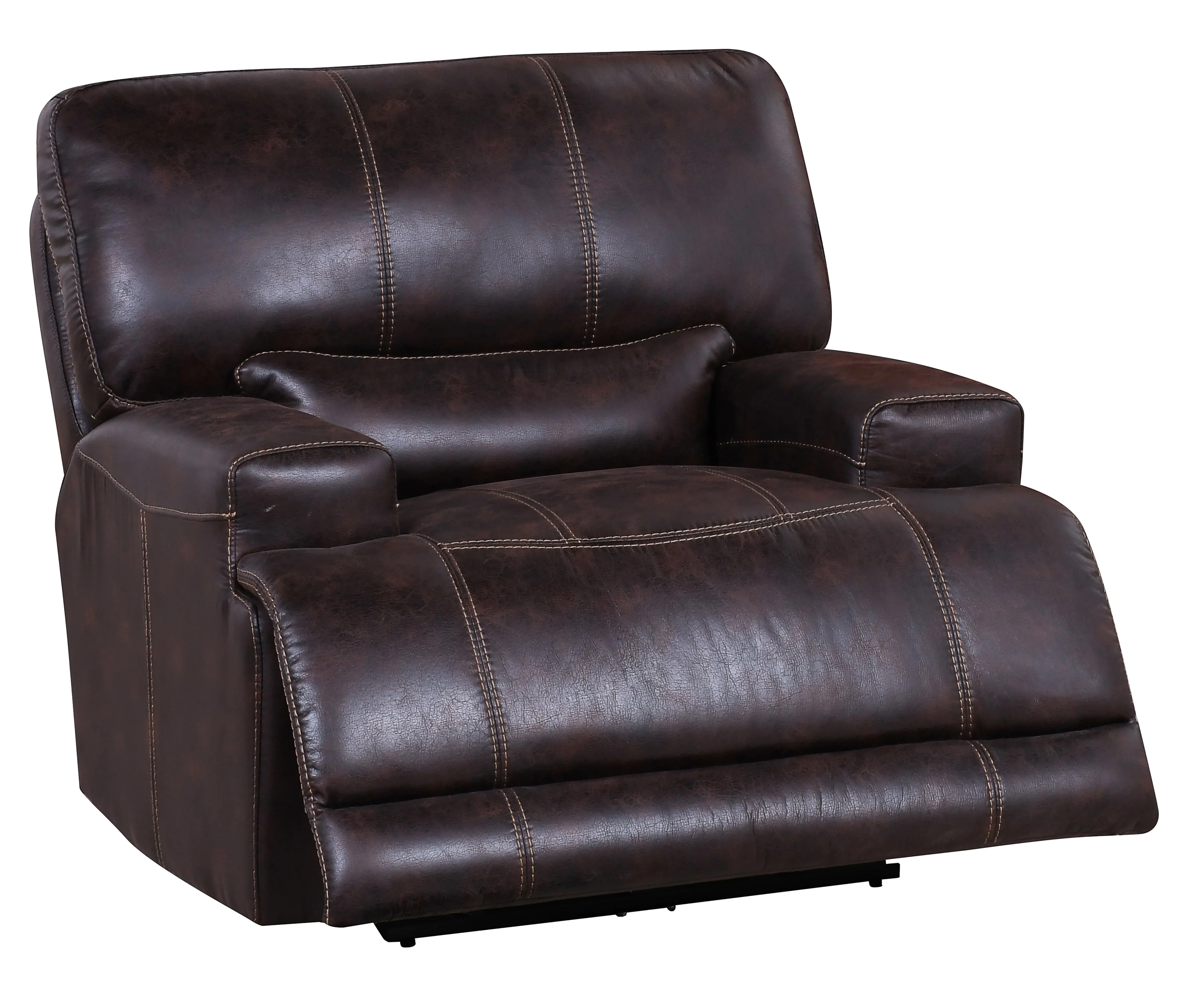 Vogue Home Furnishings Badlands Chocolate 129142072 Power Recliner Schewels Home Recliner