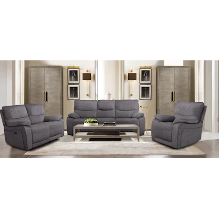 3 Piece Power Reclining Living Room Set