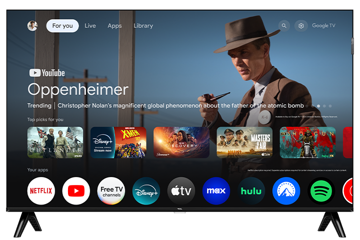 43" 1080P FHD QLED Smart TV