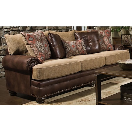 Yellowstone Chocolate Sofa