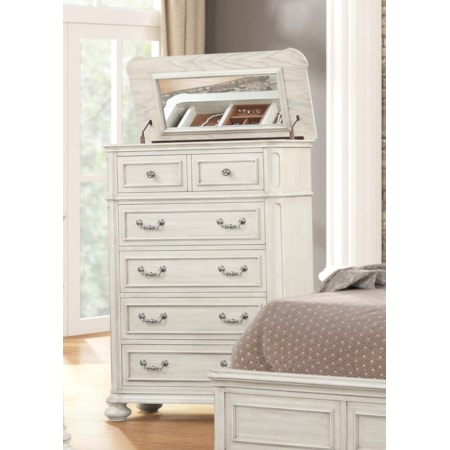 5-Drawer Lift Top Chest