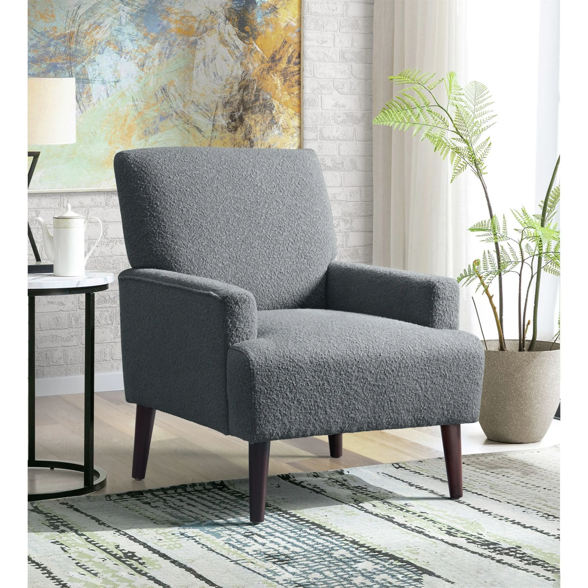 Elements International Boucle 185108020 Upholstered Chairs | Schewels ...