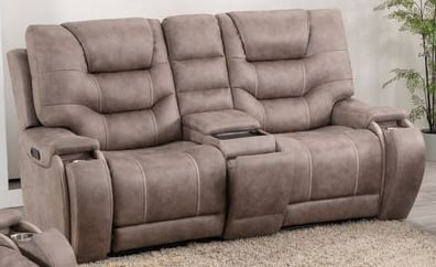 3 seater discount recliner with console