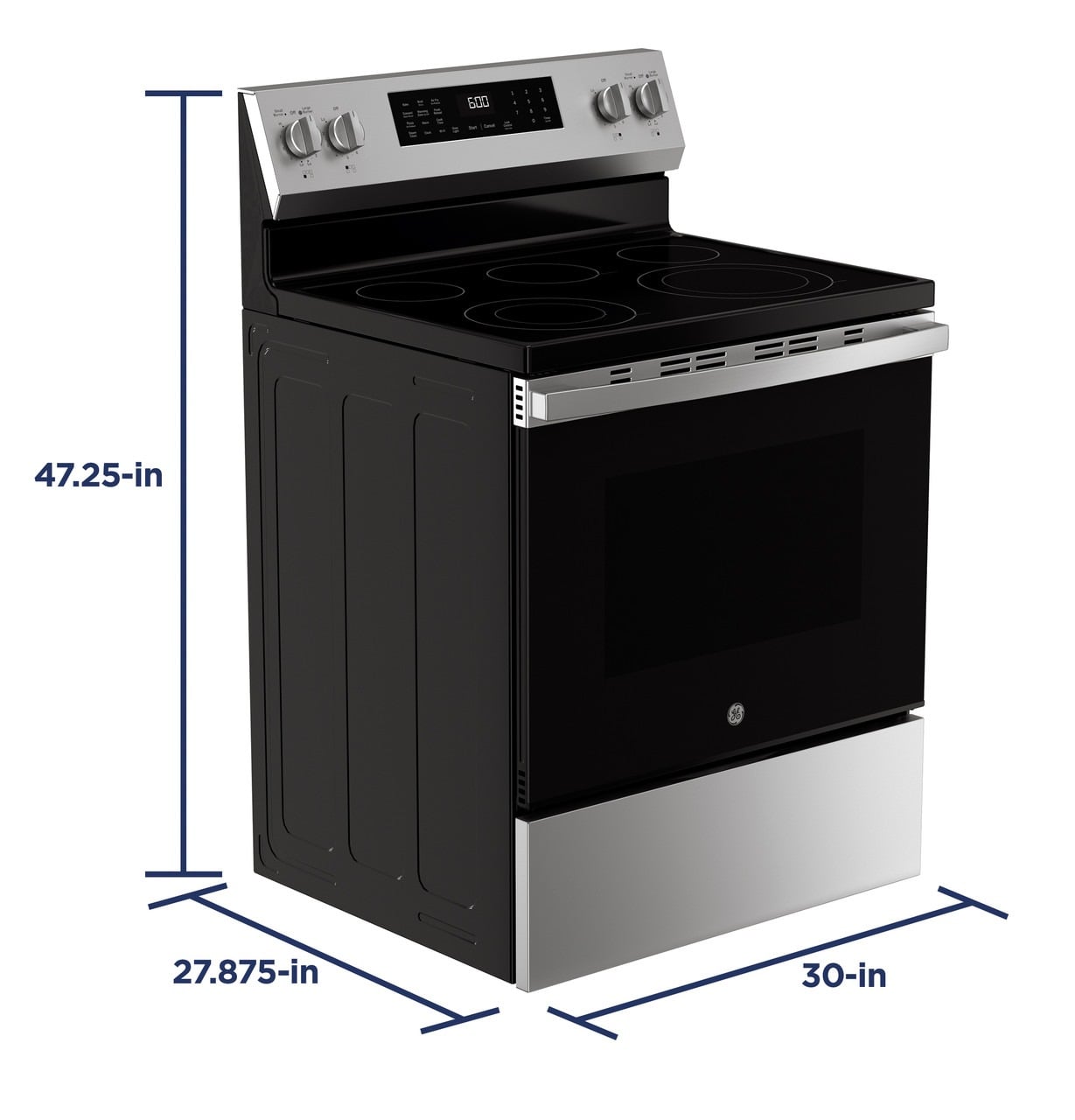 GE Appliances Electric Ranges 30" Free-Standing Electric Range-GRF600AVSS