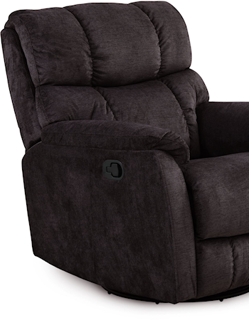 Lucie Chocolate Glider Recliner