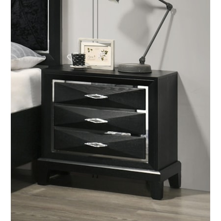 3-Drawer Nightstand