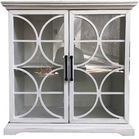 2 Door Glass Cabinet