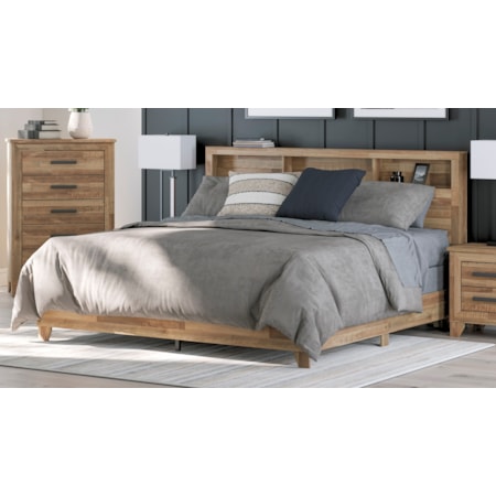 King Bookcase Bed