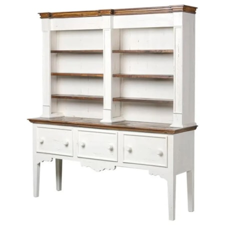 Halifax North America 67 4-Door Pantry Cabinets, Kitchen Storage Cabinet with Drawer and Adjustable Shelves, White