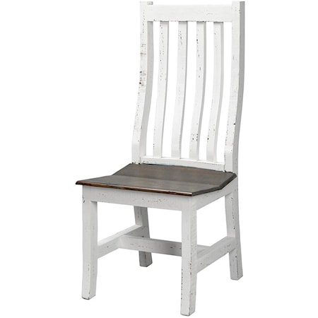 Antique White Side Dining Chair