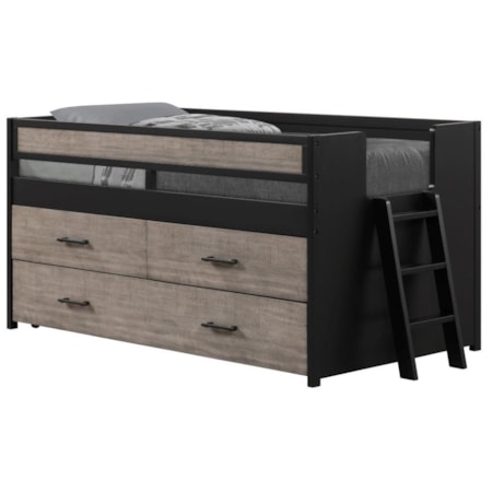 Twin Bunk Bed w/Trundle