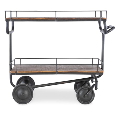 French Industrial Bariste Cart