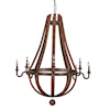 BOBO Intriguing Objects BOBO Intriguing Objects Wine Barrel Chandelier W/ Eight Arms