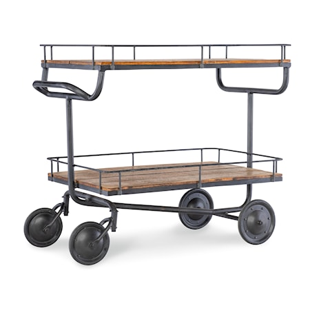 French Industrial Bariste Cart