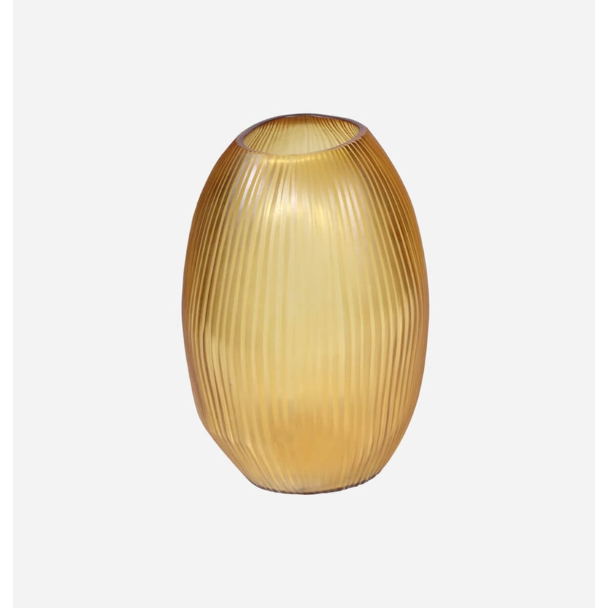 BOBO Intriguing Objects BOBO Intriguing Objects Seine Gold Sculptural Glass Vase - Large