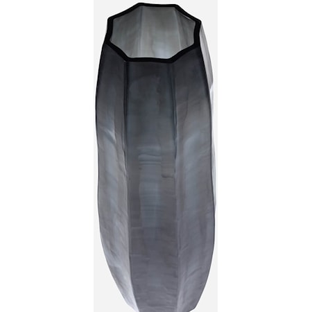 Loire Indigo Glass Vase - Tall