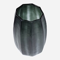 Loire Light Green Steel Glass Vase - Xlarge