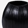 BOBO Intriguing Objects BOBO Intriguing Objects Seine Black Sculptural Glass Vase - Medium