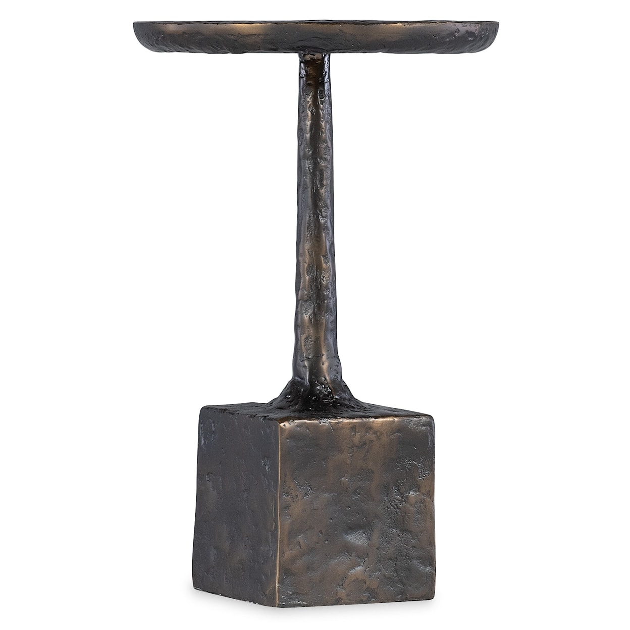 BOBO Intriguing Objects BOBO Intriguing Objects Hand-Hammered Bronze Side Table