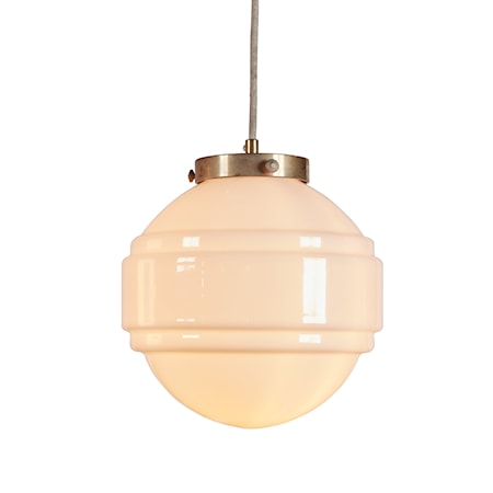 Saturn Opaline Glass Pendant Light