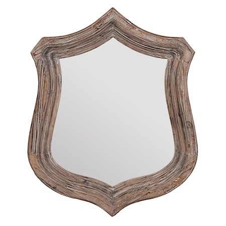 Distressed Fir Wood Trophy Mirror 4