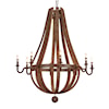 BOBO Intriguing Objects BOBO Intriguing Objects Wine Barrel Chandelier W/ Eight Arms