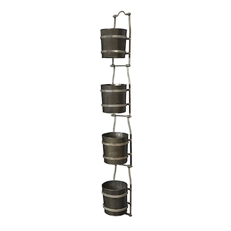 Iron Hanging Wall Buckets